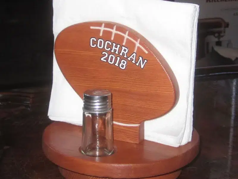 Sports Engraved Wood Product